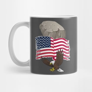 Rock Flag Eagle Mug